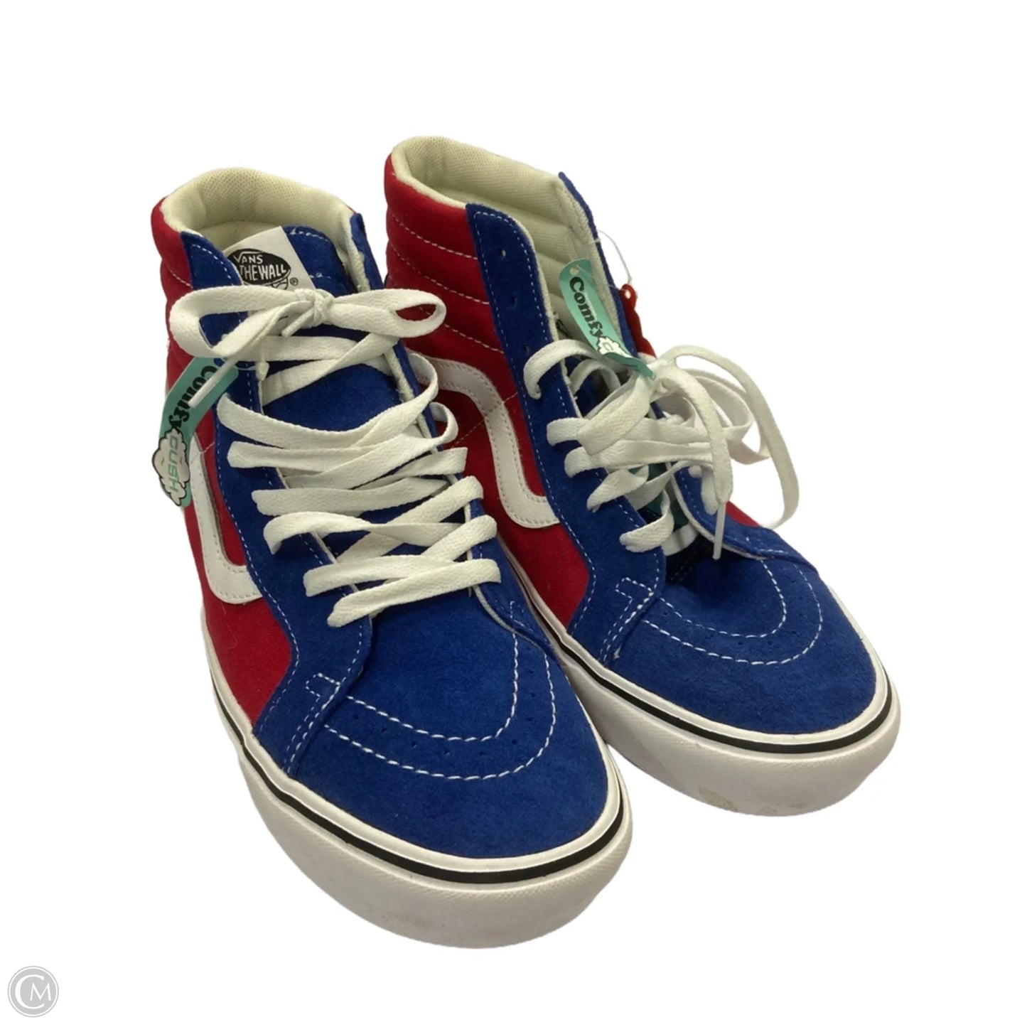 Shoes Sneakers By Vans In Blue, Size: 8.5