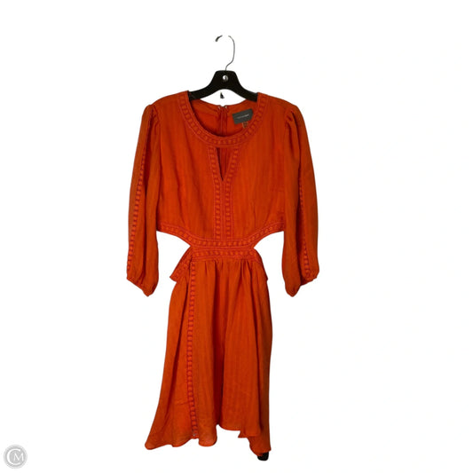 Dress Casual Short By Clothes Mentor In Orange, Size: M