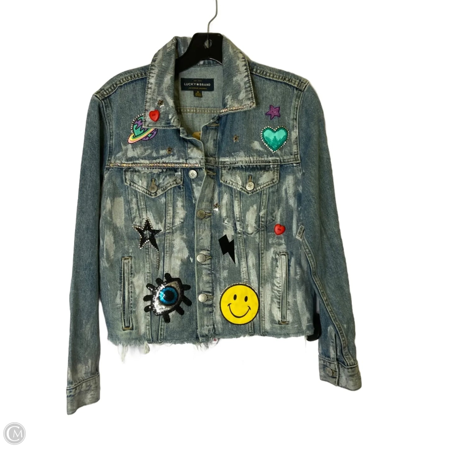 Jacket Denim By Levis In Blue Denim, Size: M