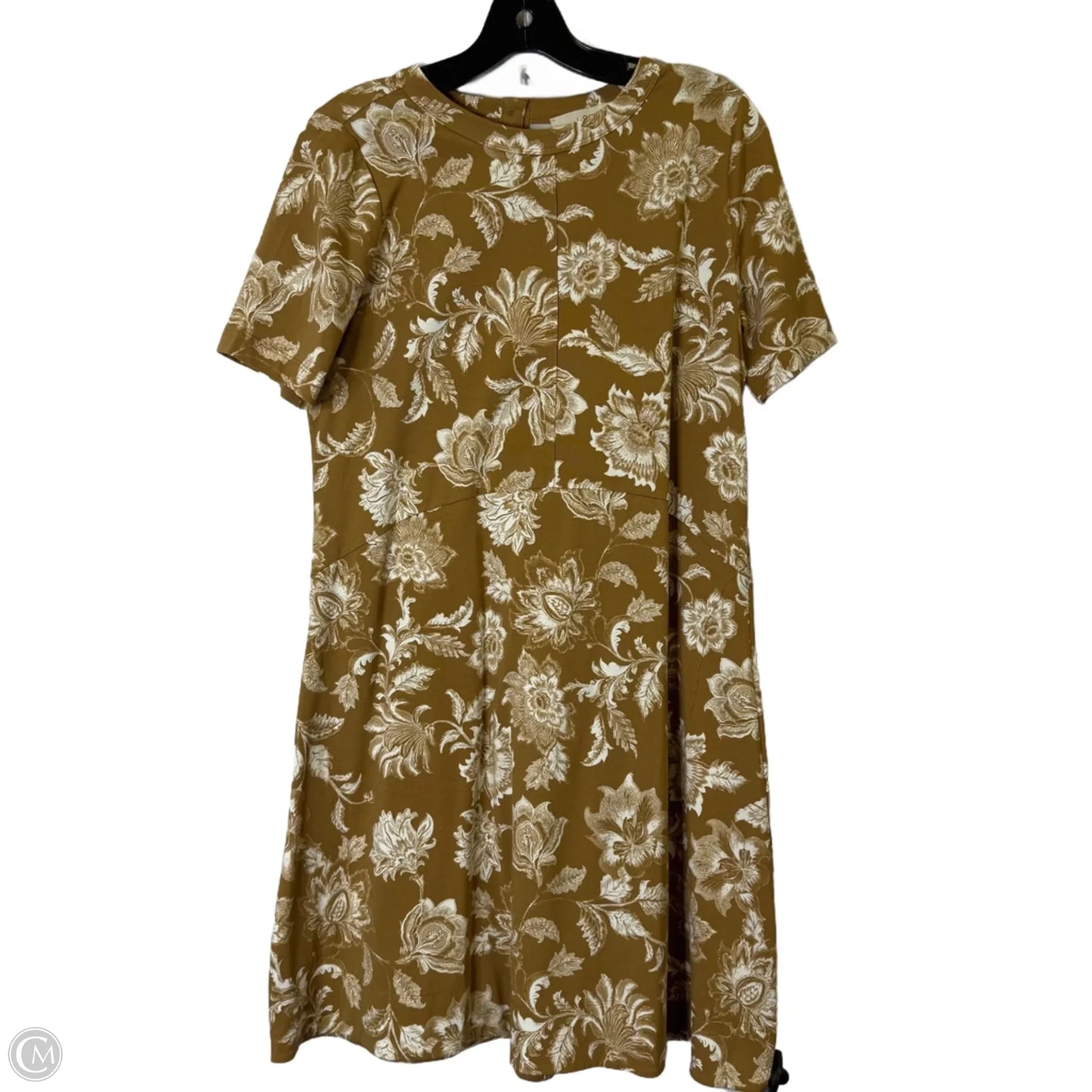 Dress Casual Midi By Loft In Brown, Size: S