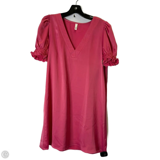 Dress Casual Short By Glam In Pink, Size: M