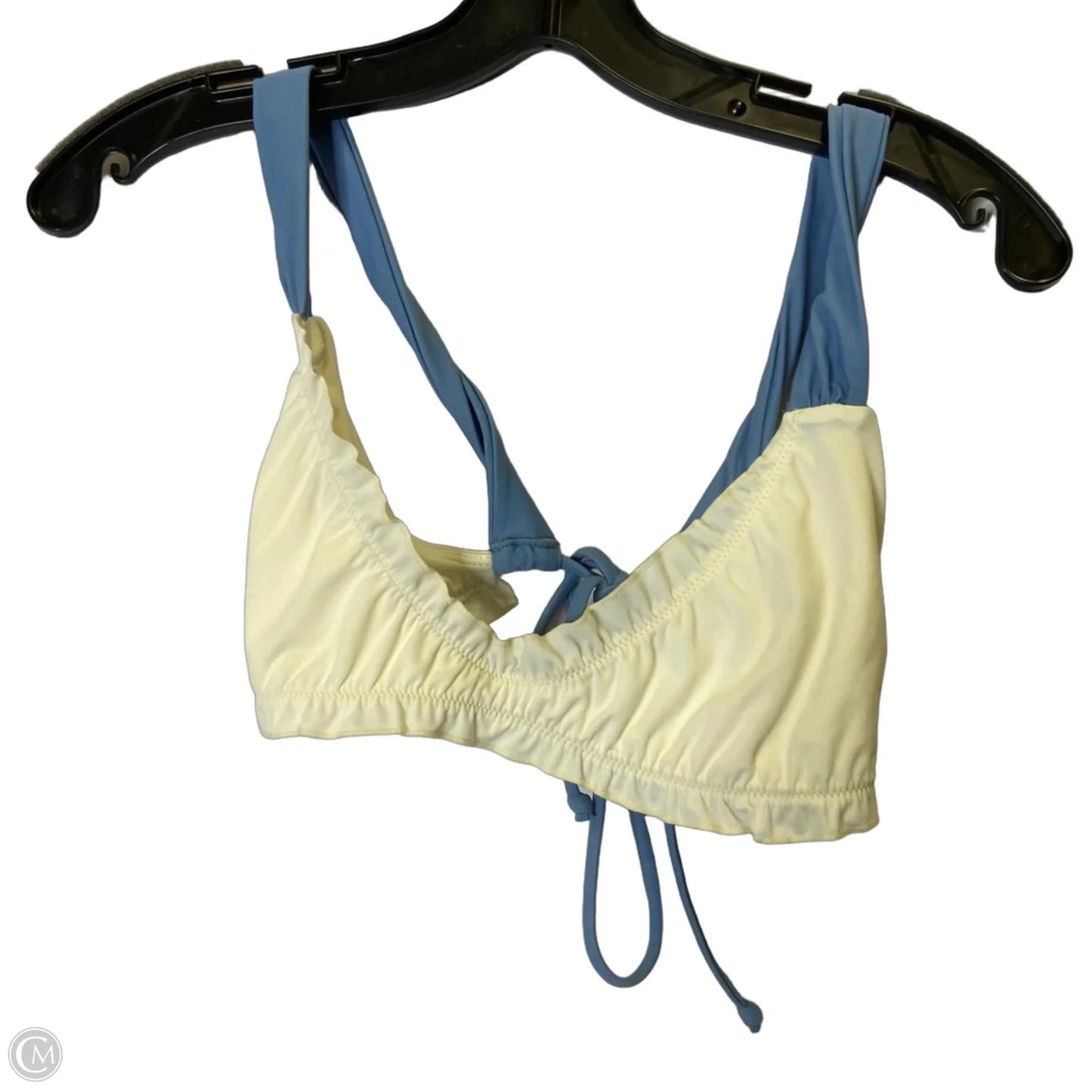 Swimsuit Top By Clothes Mentor In Cream, Size: M