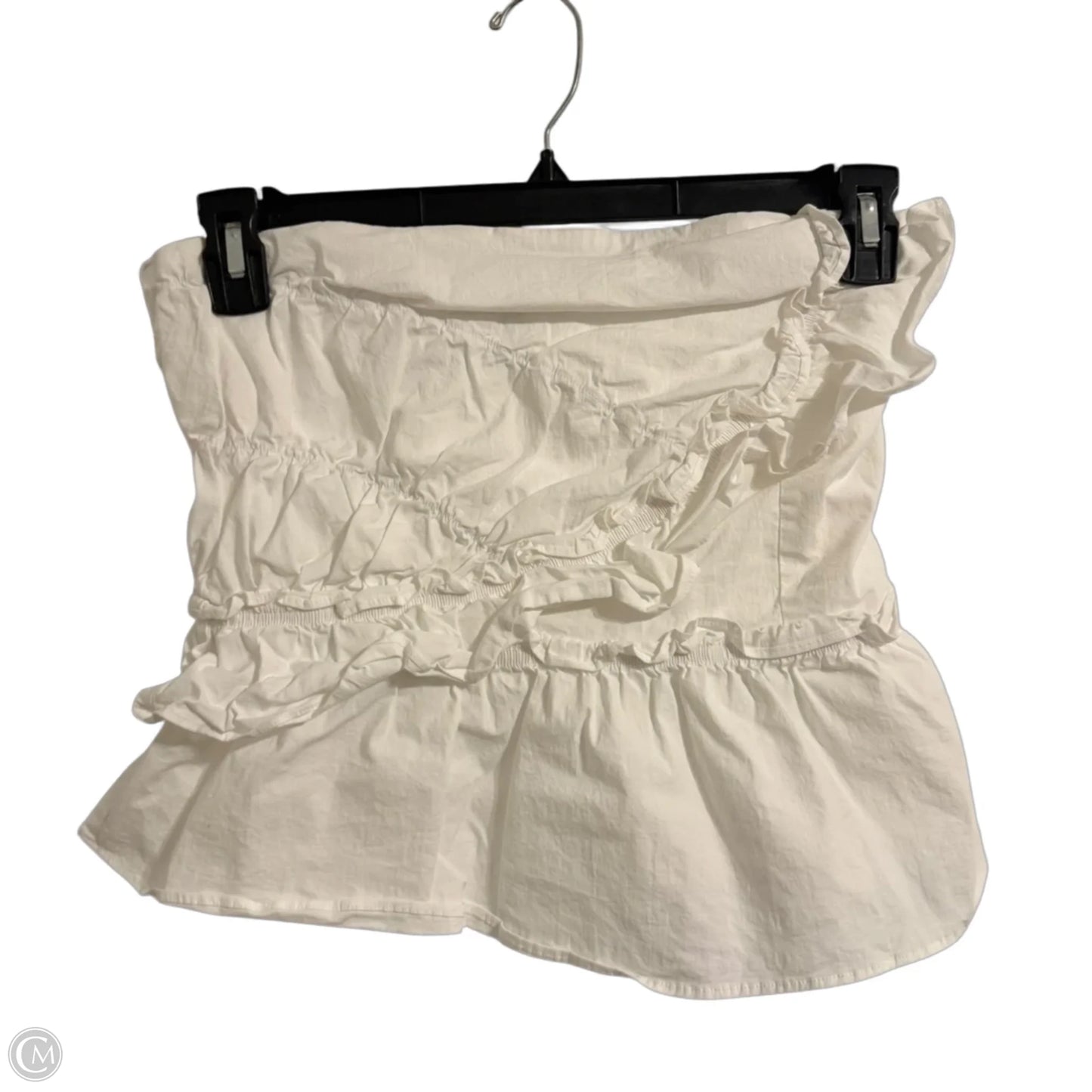 Top Sleeveless By Cmc In White, Size: M