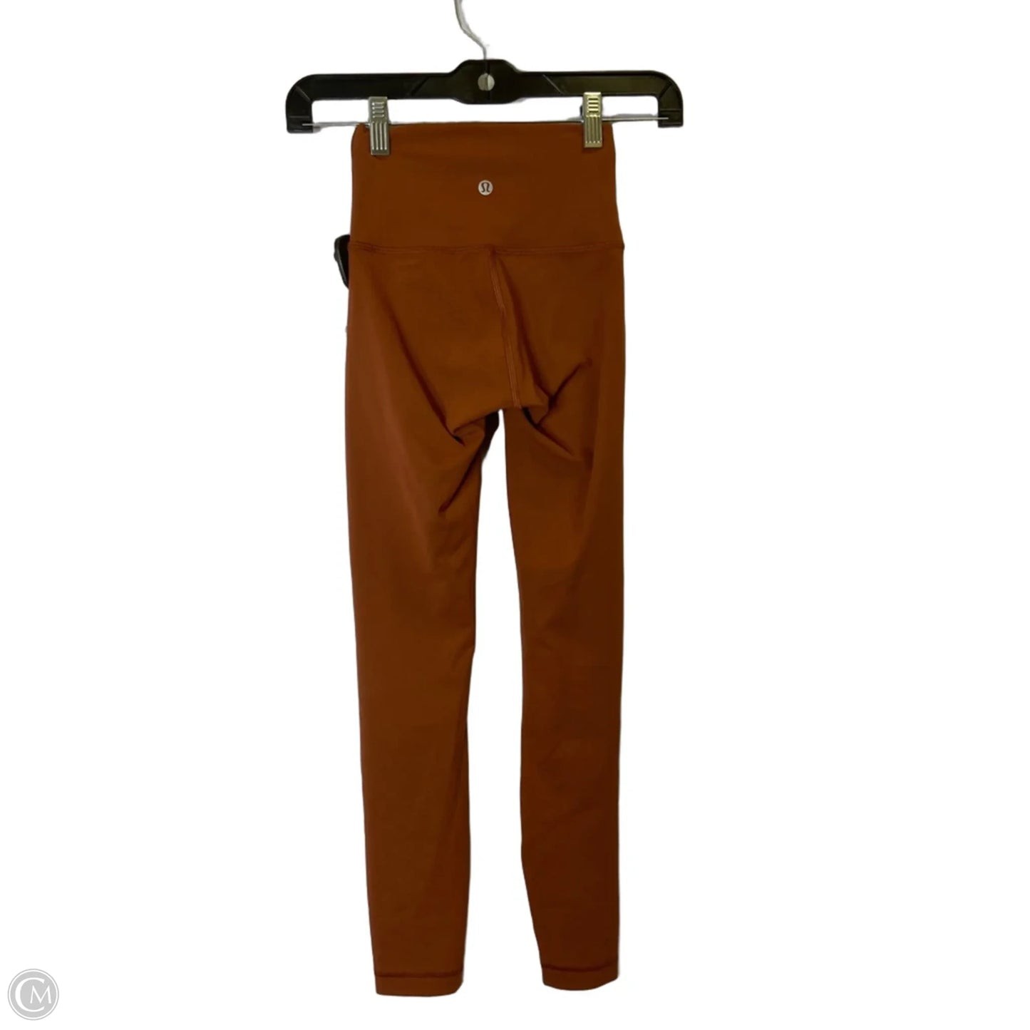 Athletic Leggings By Lululemon In Orange, Size: 0