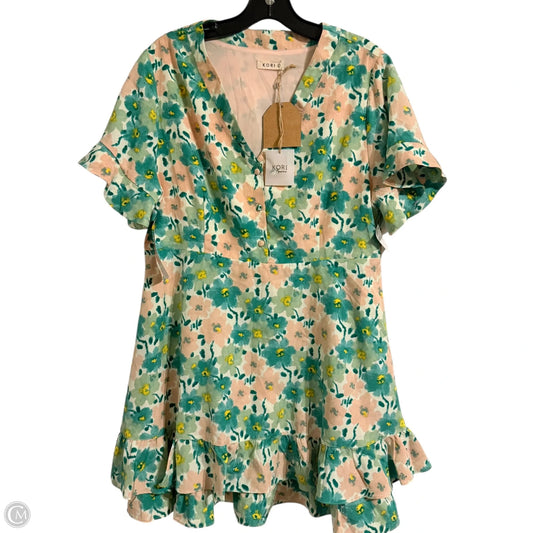 Dress Casual Short By Kori America In Green, Size: L