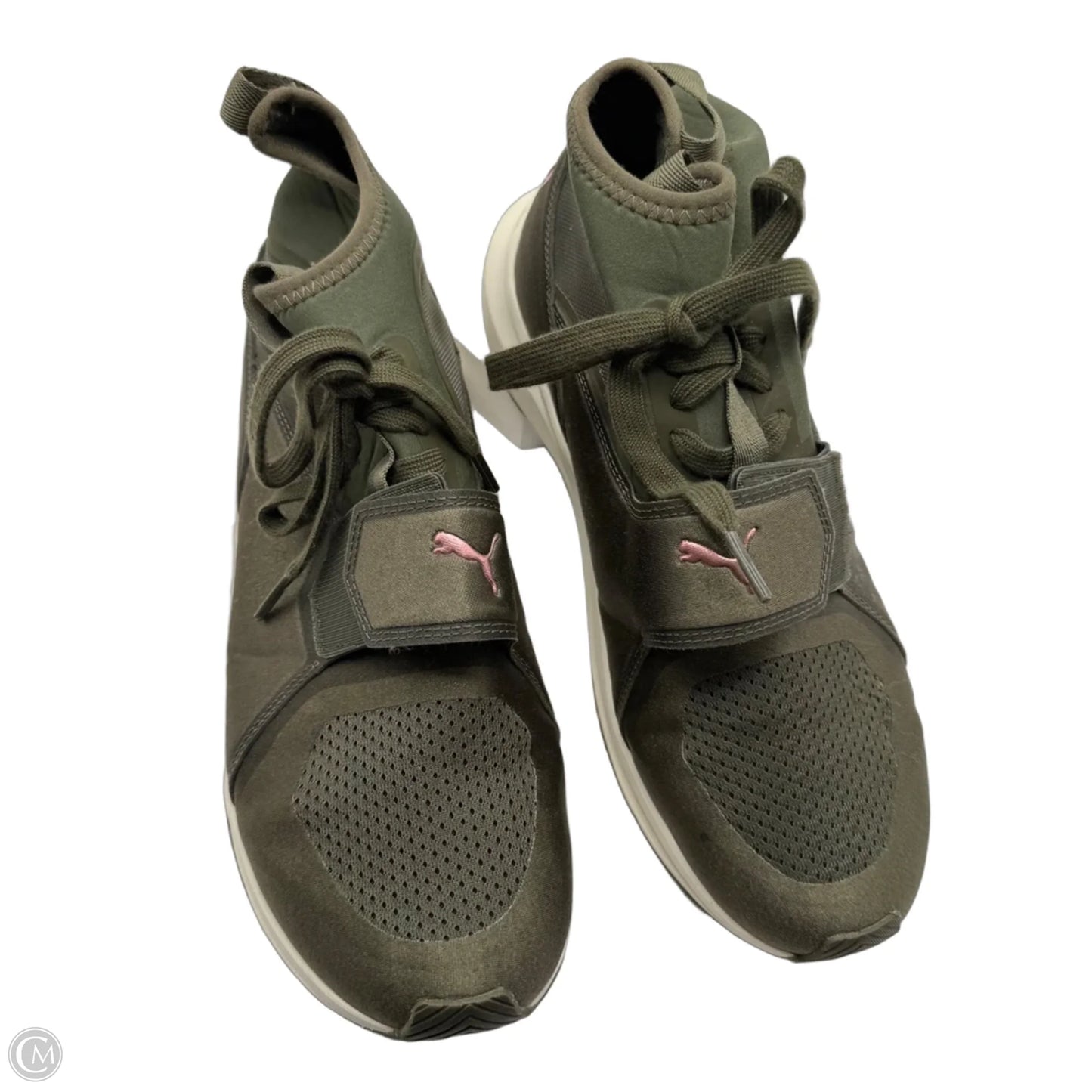 Shoes Athletic By Puma In Green, Size: 7.5