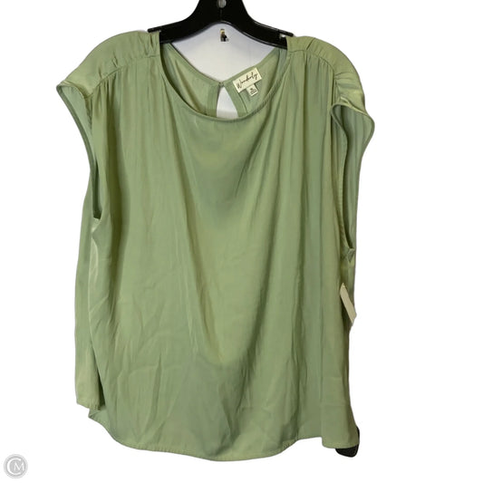 Top Short Sleeve By Wonderly In Green, Size: Xl