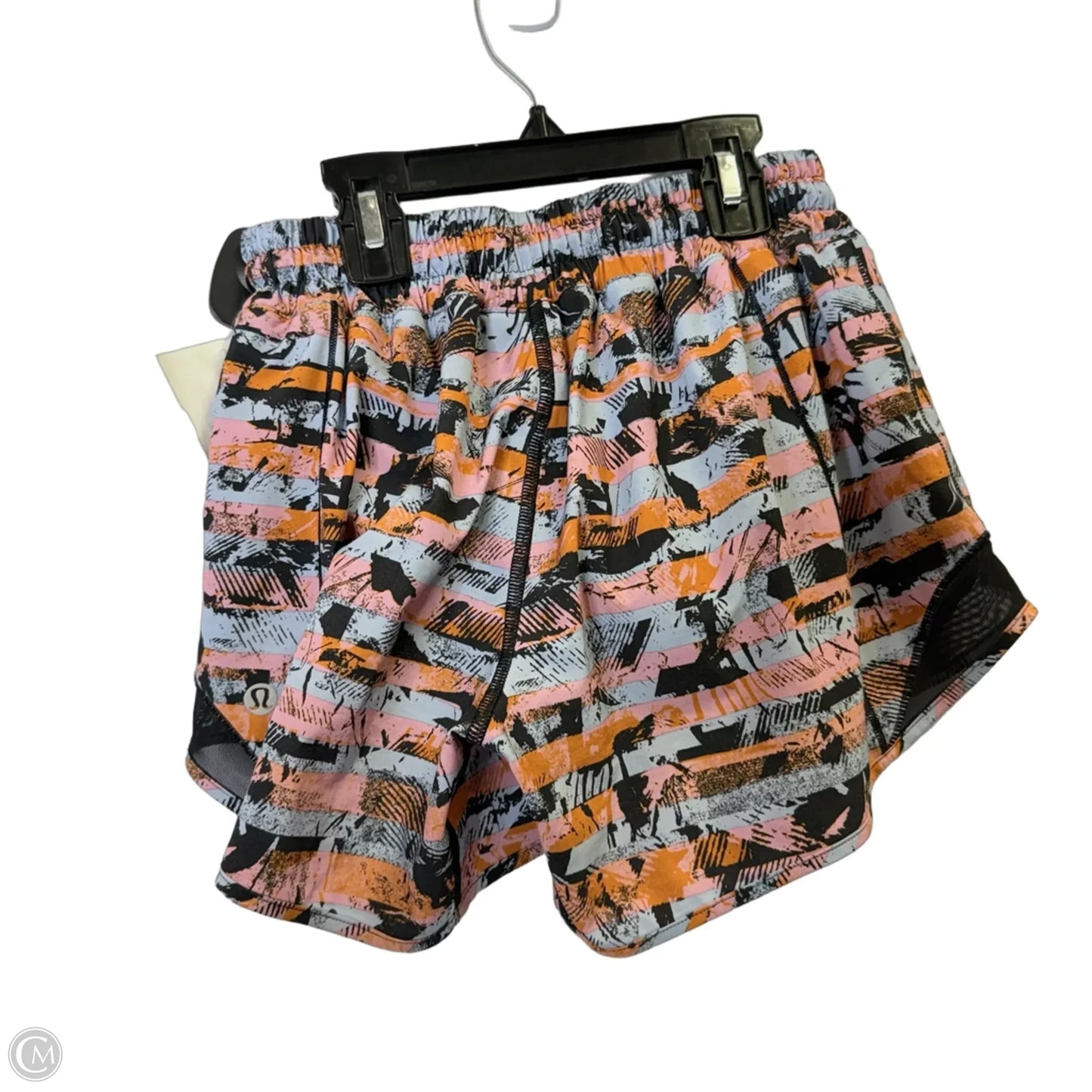 Athletic Shorts By Lululemon In Orange & Purple, Size: 2