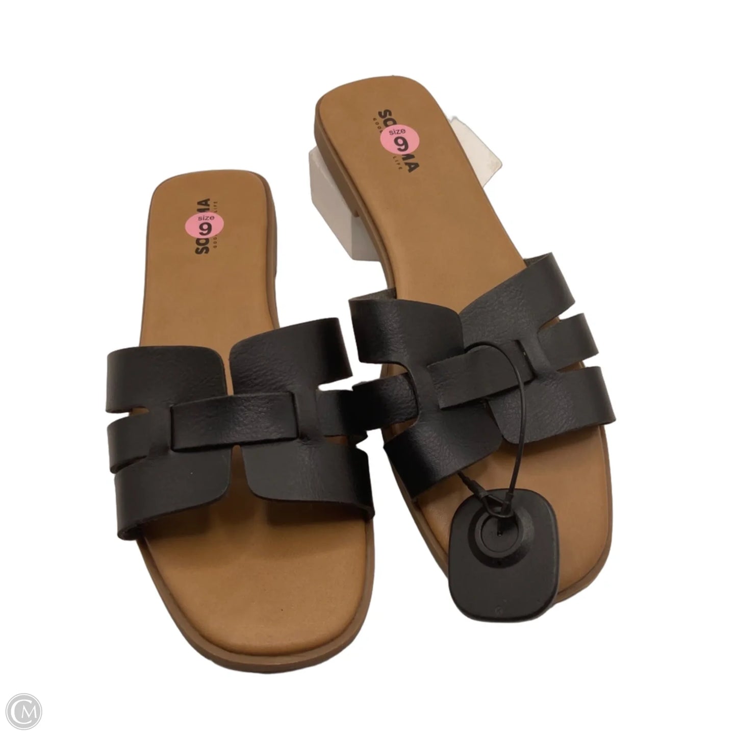 Sandals Flats By Sonoma In Black, Size: 9