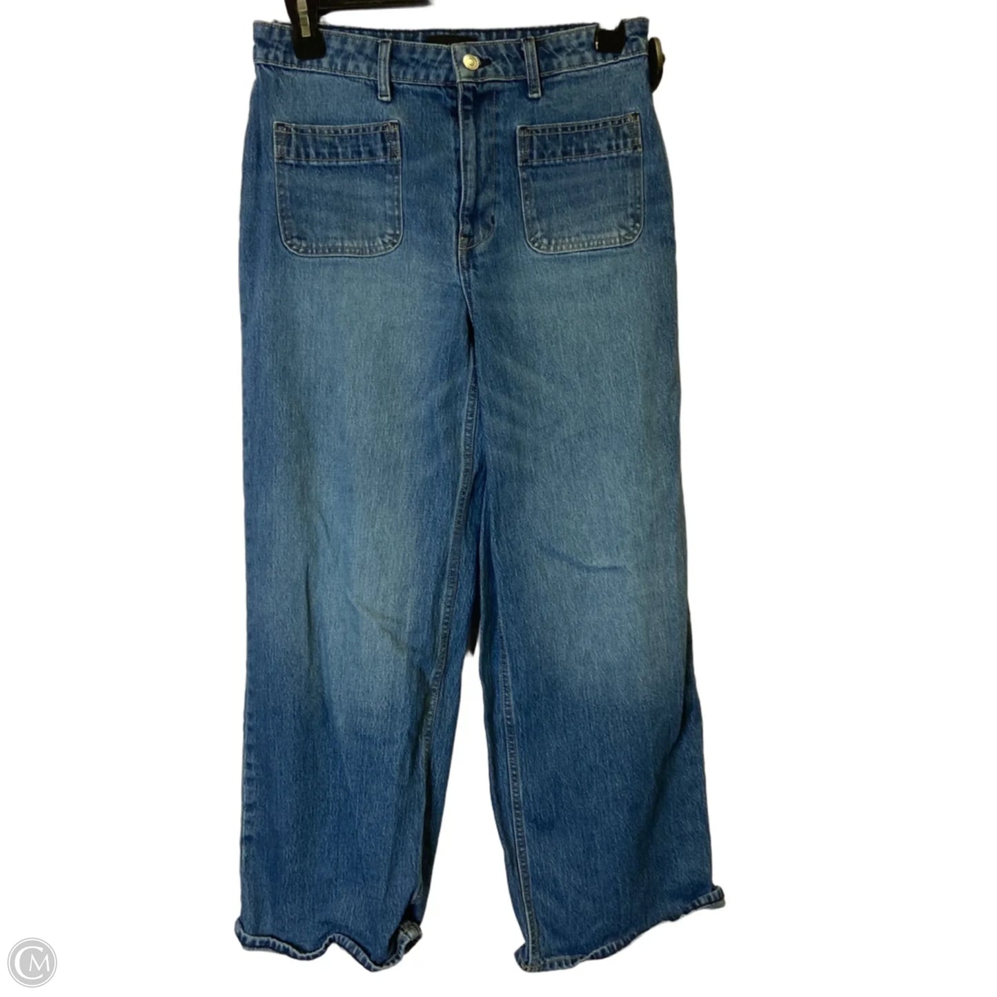 Jeans Straight By Free Assembly In Blue Denim, Size: 10