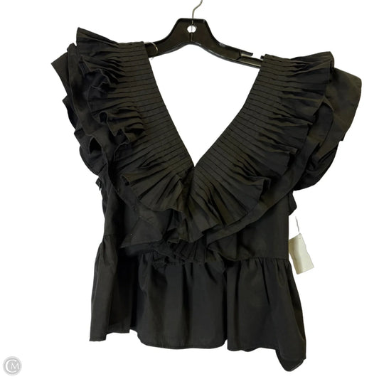 Top Sleeveless By Clothes Mentor In Black, Size: S