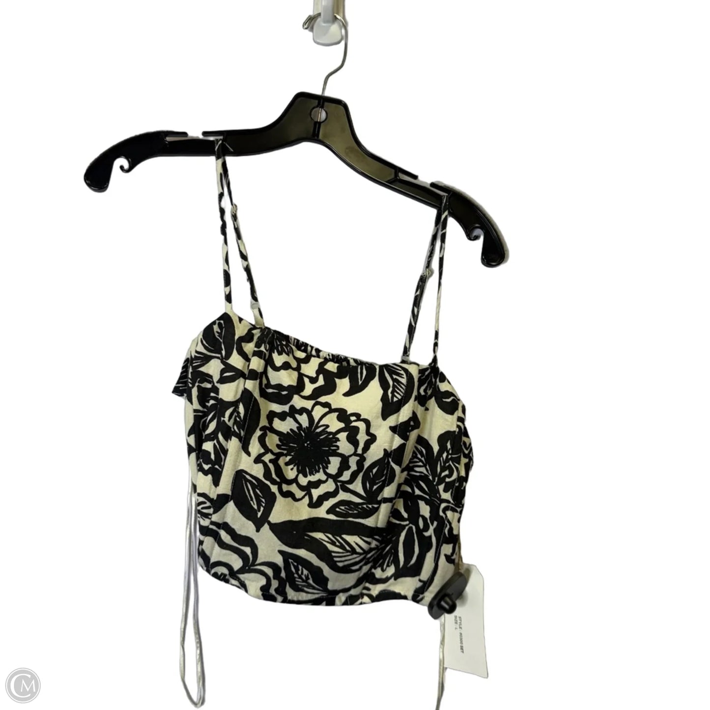 Top Sleeveless By Clothes Mentor In Cream, Size: L