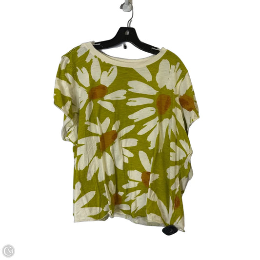 Top Short Sleeve By Maeve In Green, Size: 1x