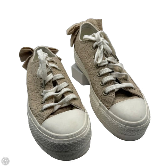 Shoes Sneakers By Converse In Tan, Size: 7