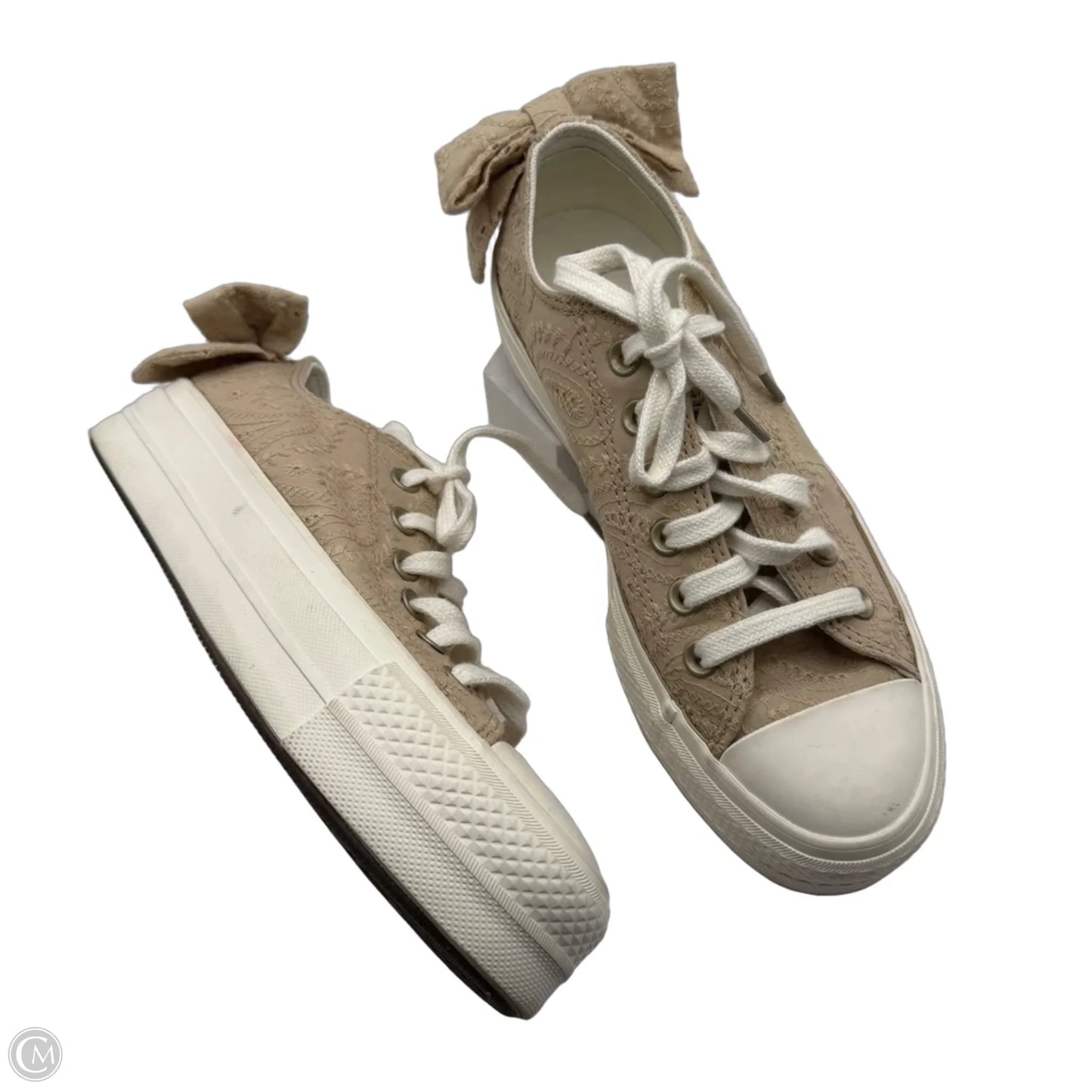 Shoes Sneakers By Converse In Tan, Size: 7