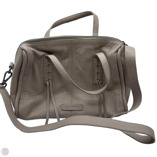 Handbag Leather By Lucky Brand, Size: Medium
