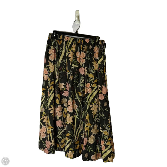 Skirt Maxi By H&m In Floral Print, Size: L