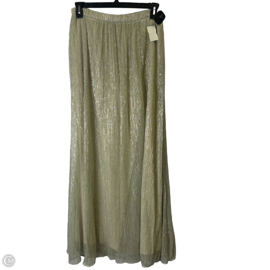 Skirt Maxi By Adrianna Papell In Gold, Size: 12