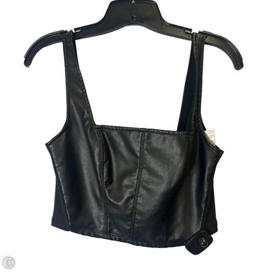 Top Sleeveless By Free People In Black, Size: M