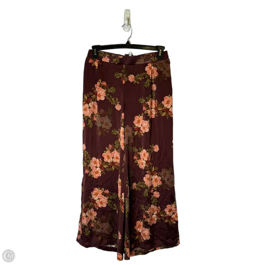 Pants Wide Leg By Johnny Was In Purple, Size: M