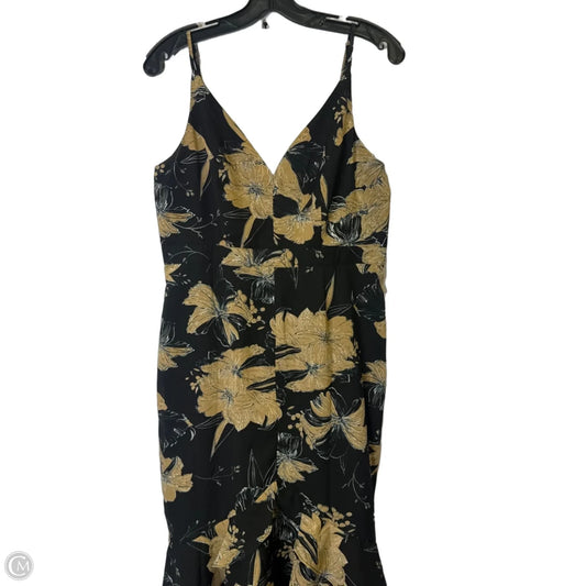 Dress Casual Maxi By Lulus In Black & Brown, Size: L