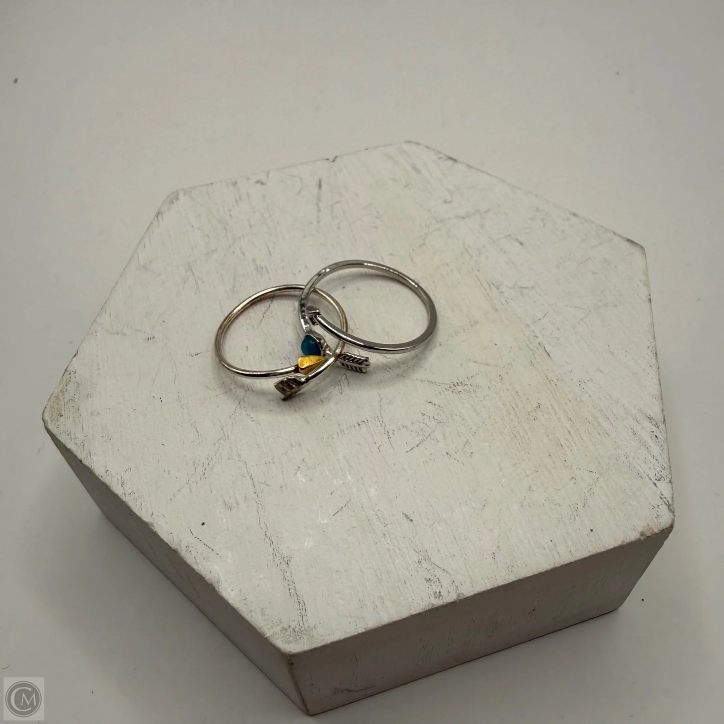 Ring Stackable By Puravida, Size: 02 Piece Set
