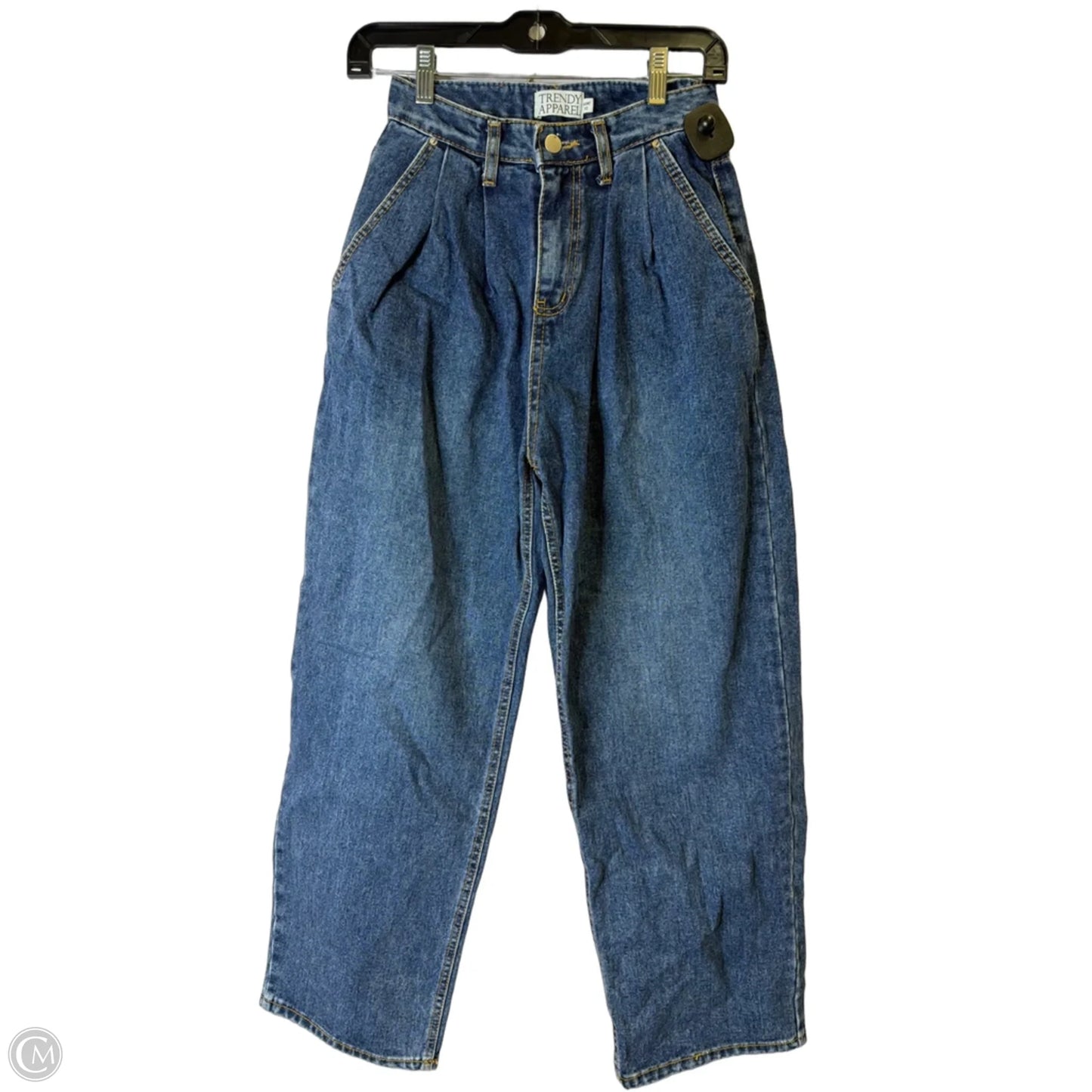 Jeans Wide Leg By Clothes Mentor In Blue Denim, Size: Xs