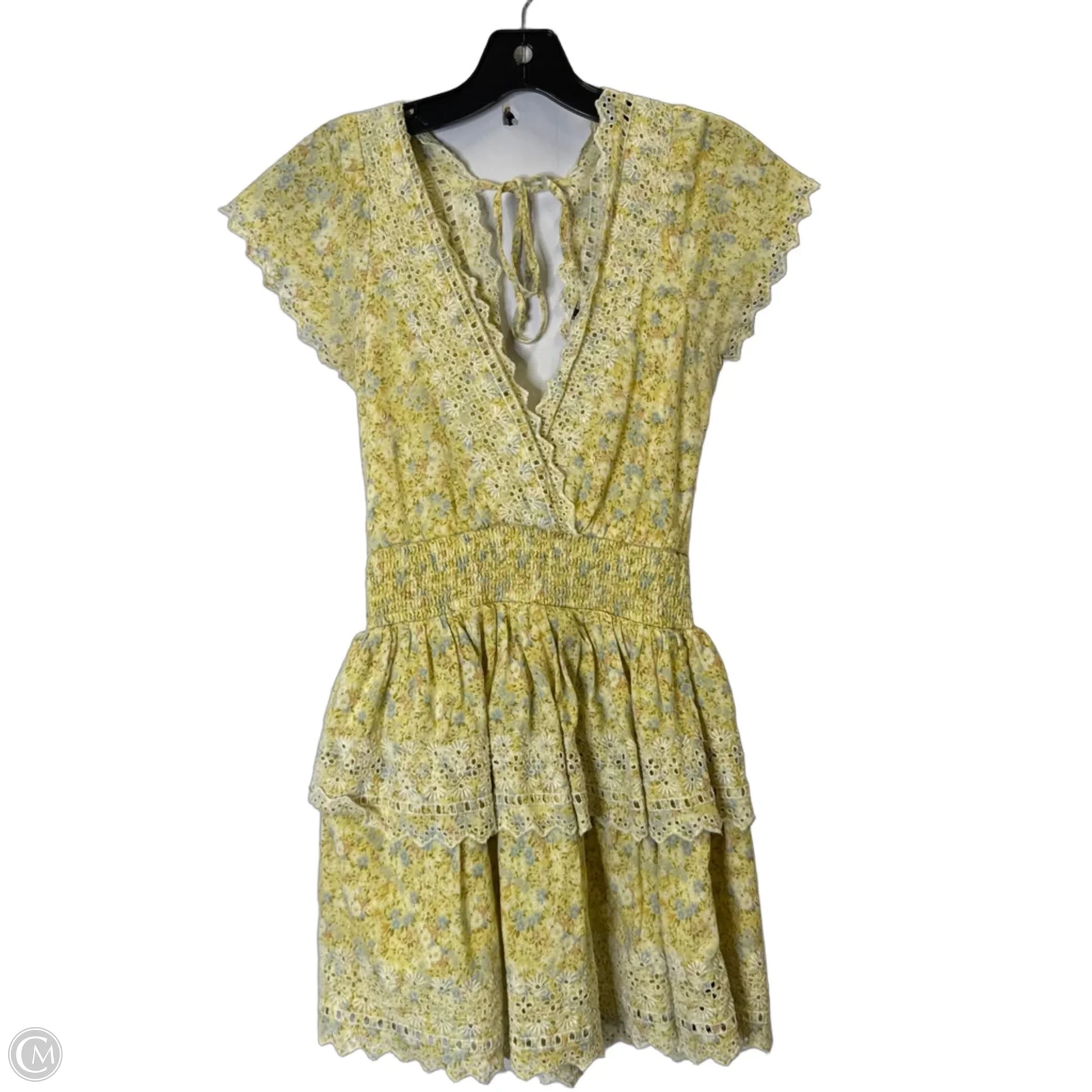 Dress Casual Short By American Eagle In Yellow, Size: Xsp
