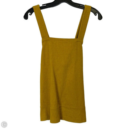 Top Sleeveless By Madewell In Yellow, Size: S