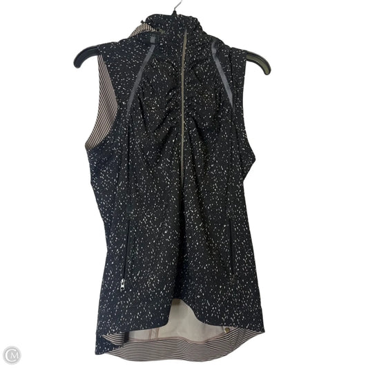 Athletic Vest By Lululemon In Black & Pink, Size: 10