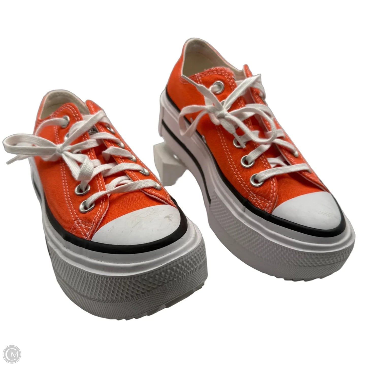 Shoes Sneakers Platform By Converse In Orange, Size: 7.5