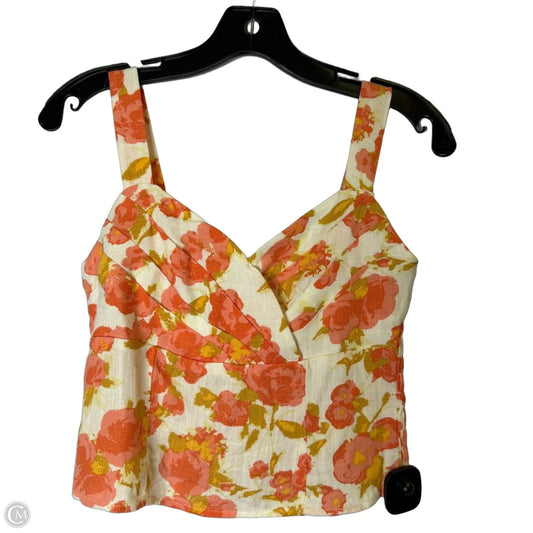 Top Sleeveless By Sienna Sky In Orange, Size: M