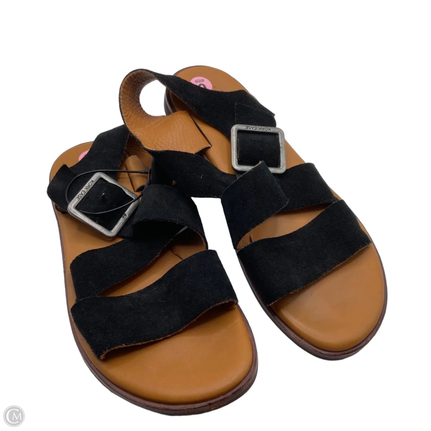 Sandals Flats By Kork Ease In Black, Size: 9