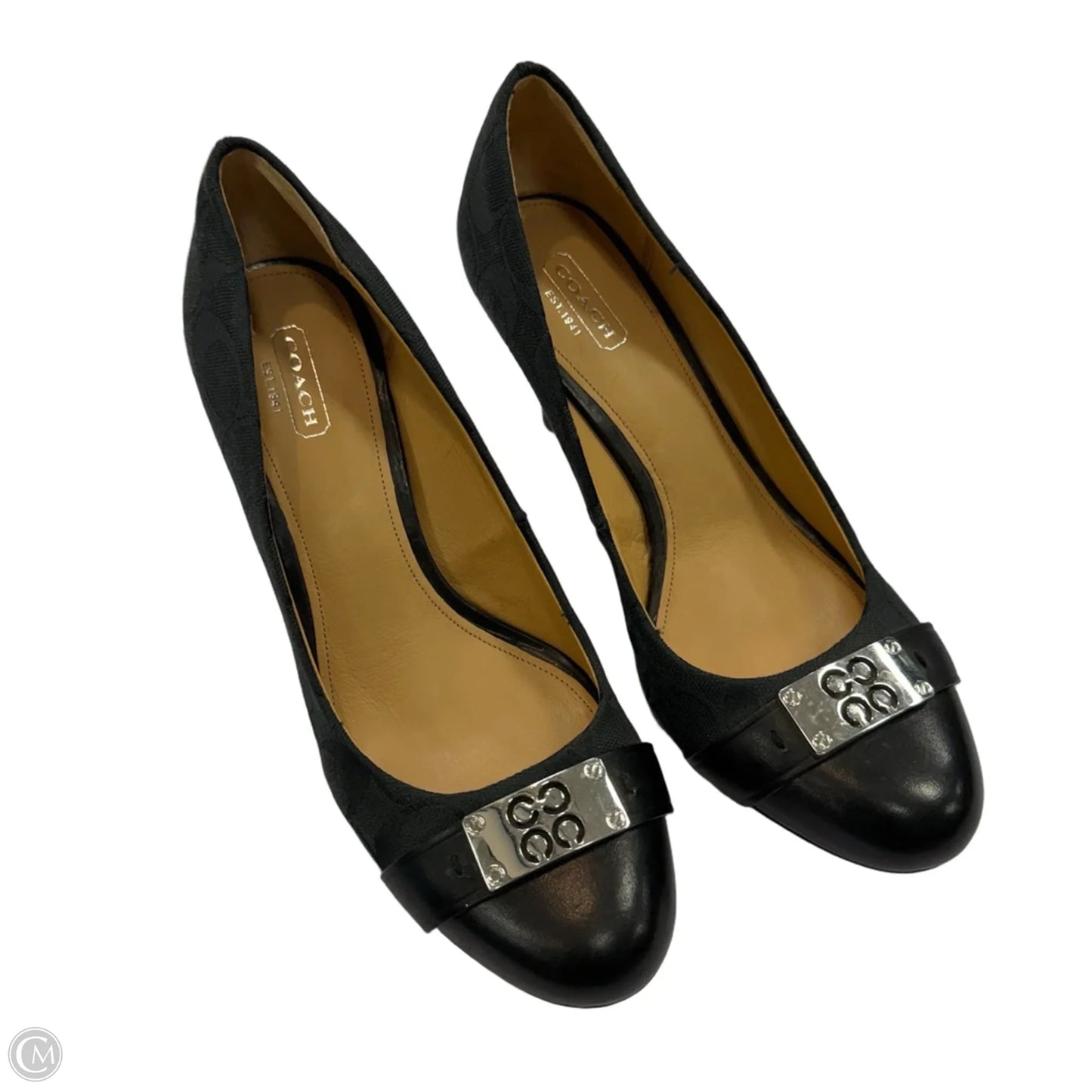 Shoes Designer By Coach In Black, Size: 8.5