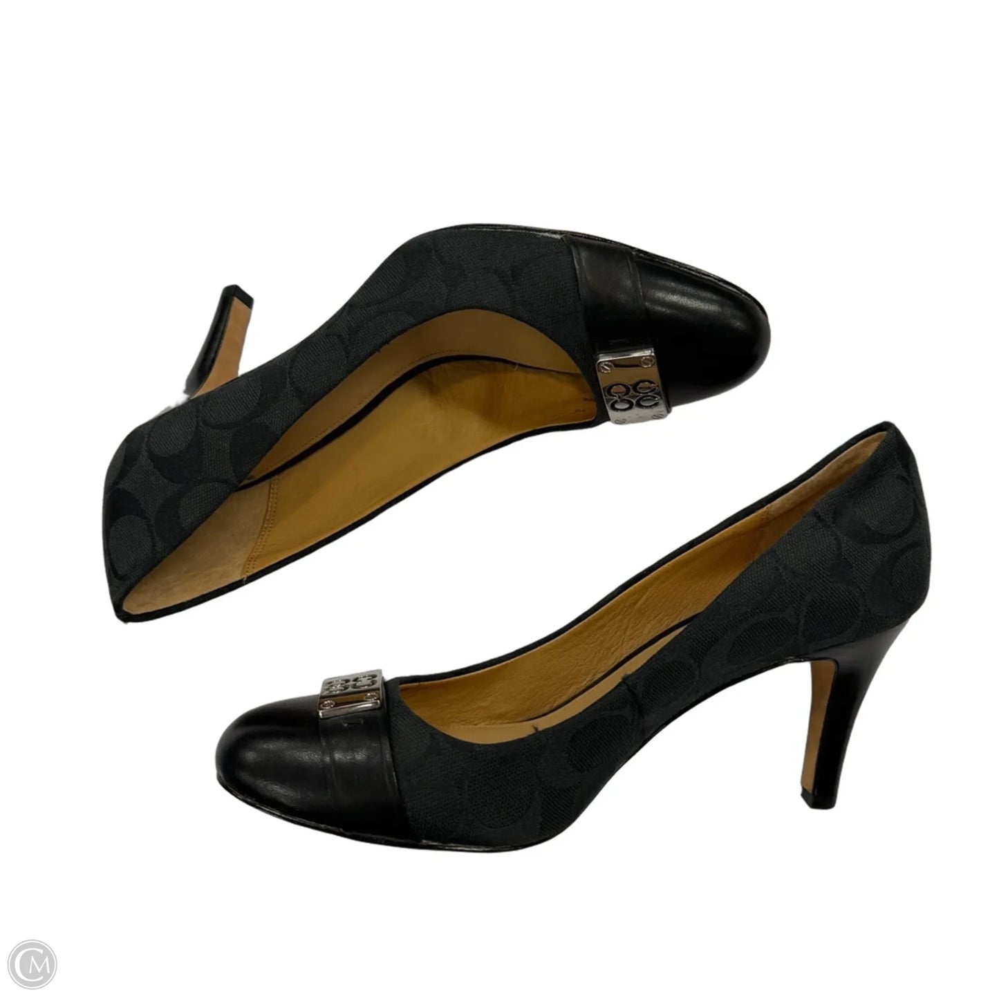 Shoes Designer By Coach In Black, Size: 8.5