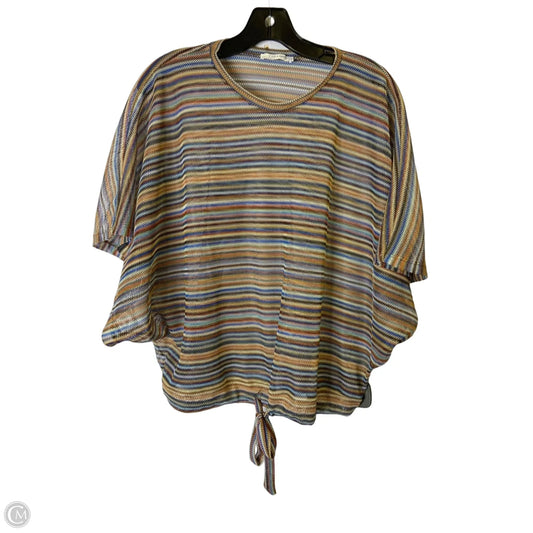 Top Short Sleeve By Zara In Multi-colored, Size: M