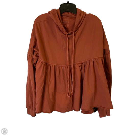 Sweatshirt Hoodie By Aerie In Red, Size: M