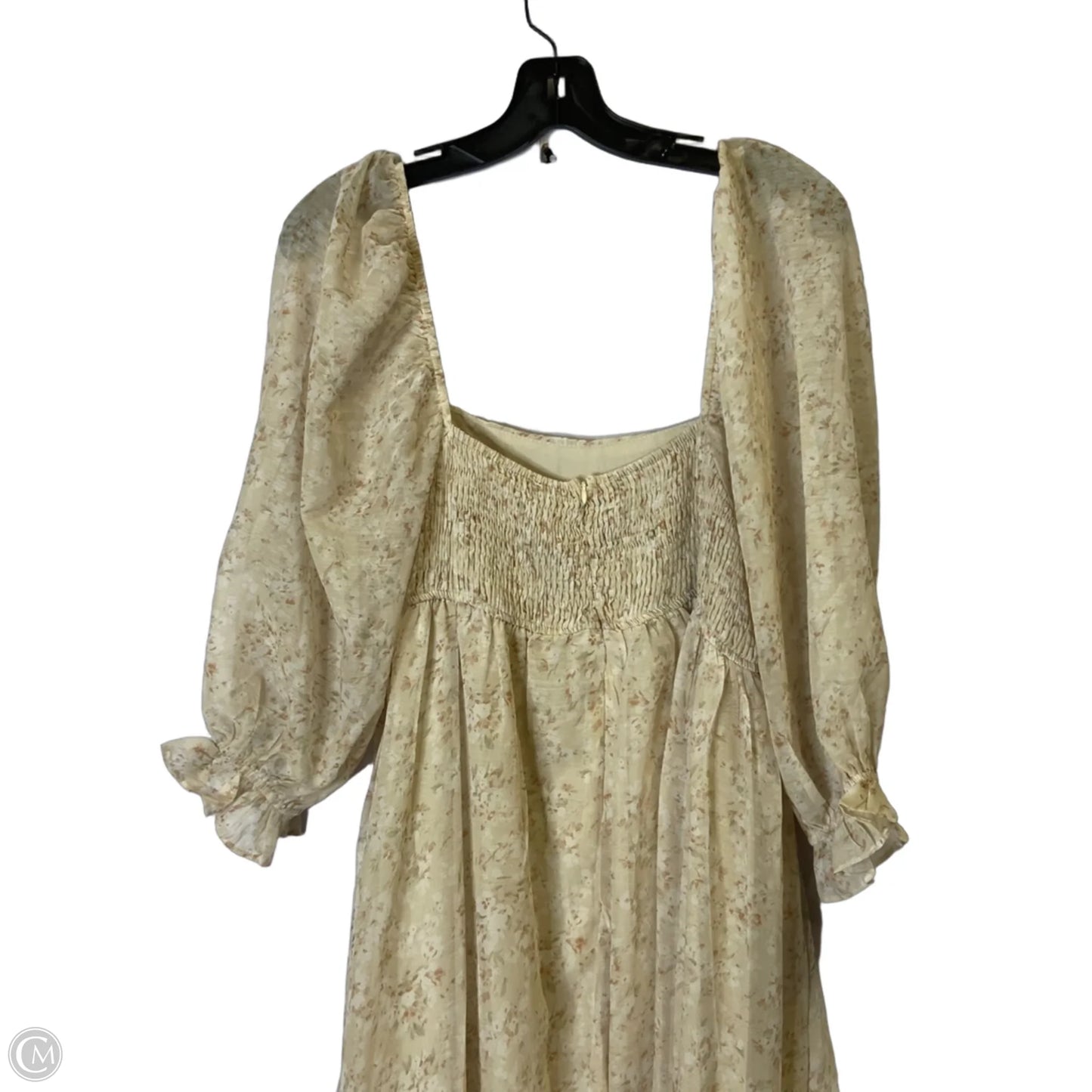 Dress Casual Maxi By Storia In Cream, Size: M