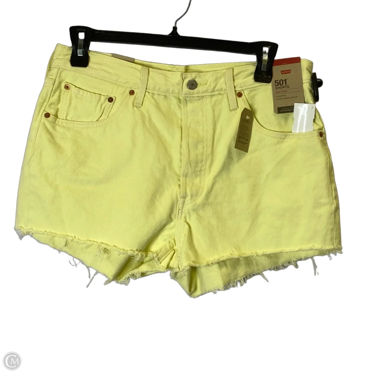 Shorts By Levis In Yellow, Size: 14