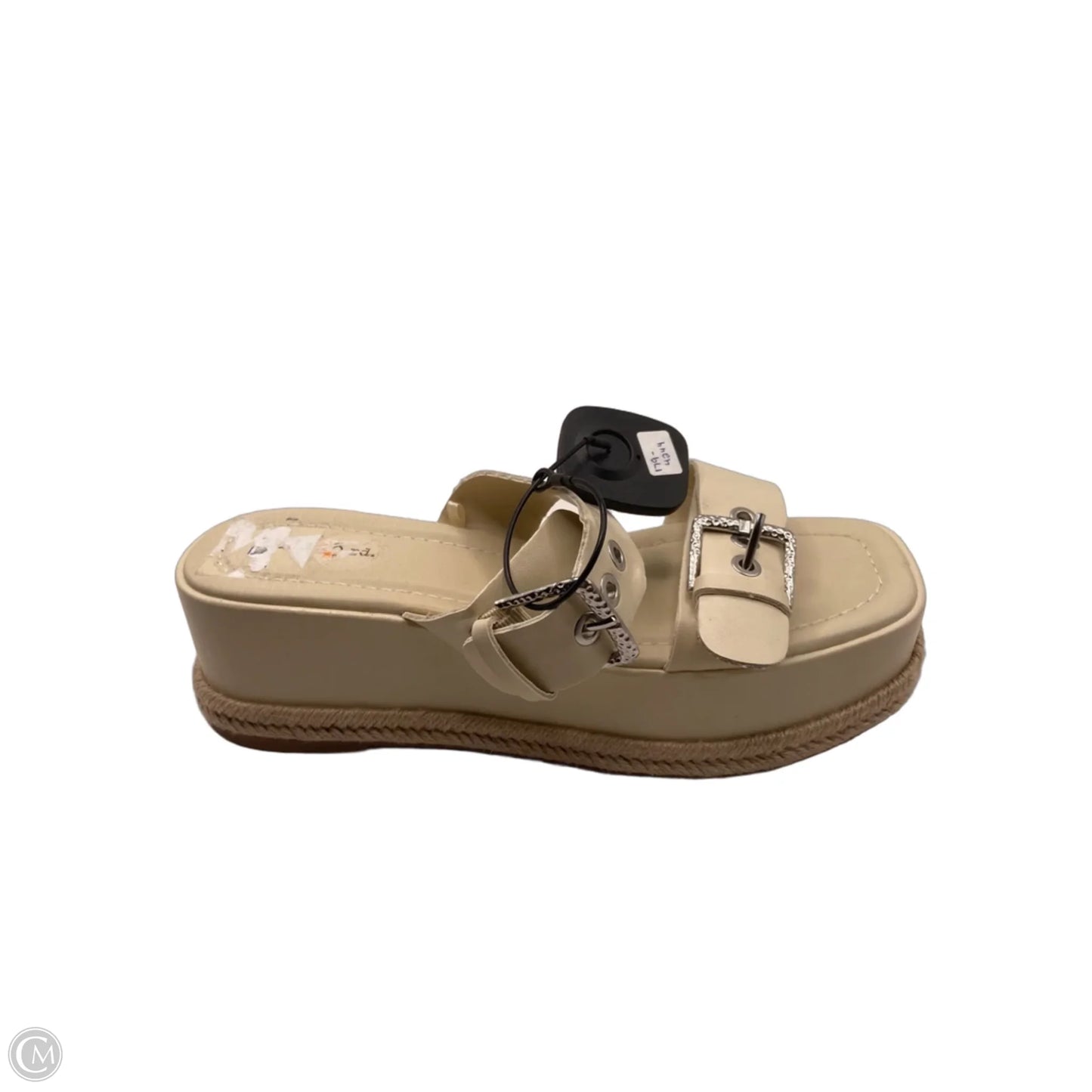 Sandals Heels Platform By Indigo Rd In Cream, Size: 9.5