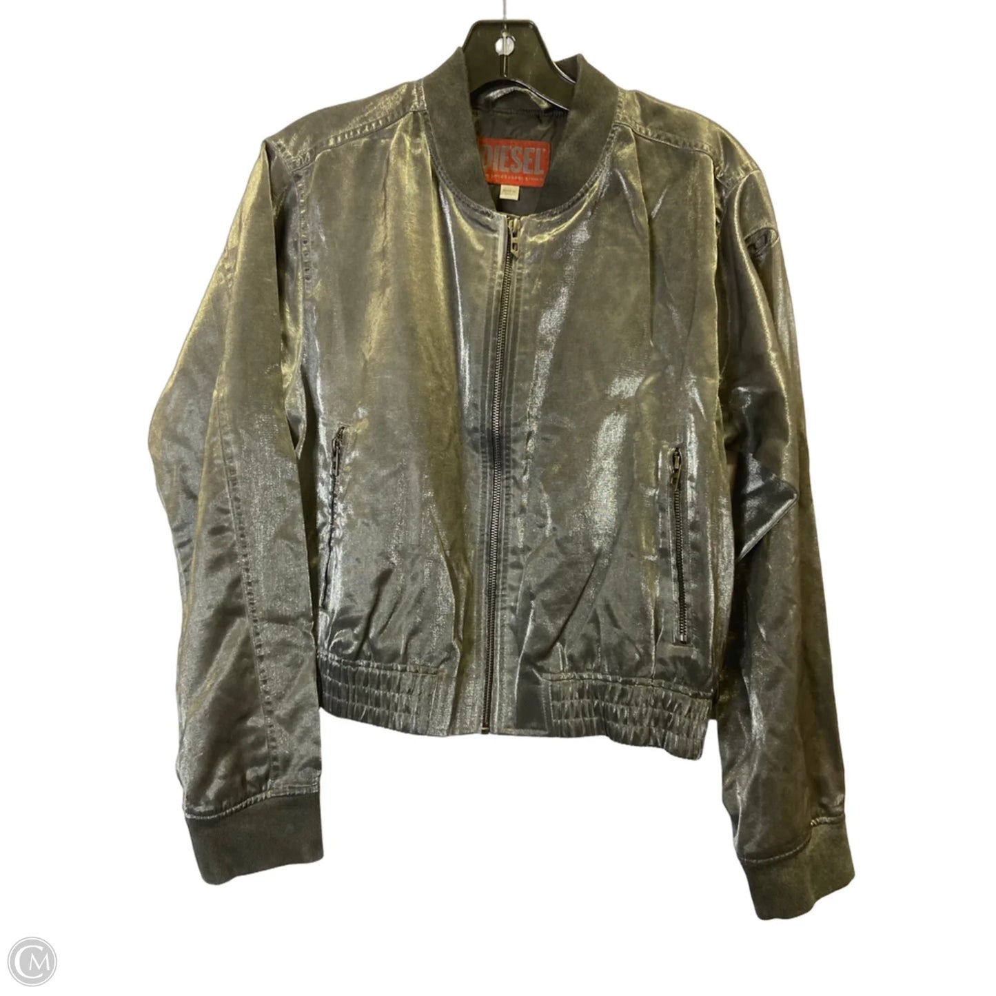 Jacket Other By Diesel In Silver, Size: 4