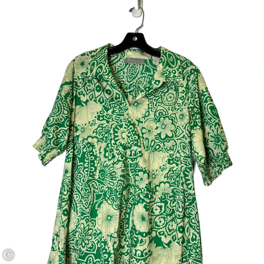 Dress Casual Maxi By Clothes Mentor In Green, Size: L