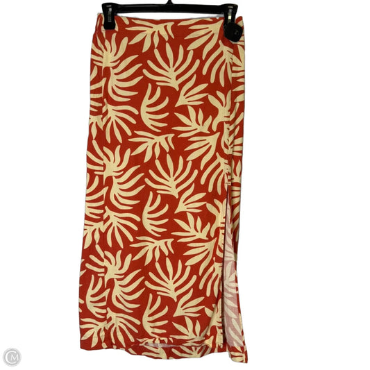 Skirt Maxi By A New Day In Red, Size: M