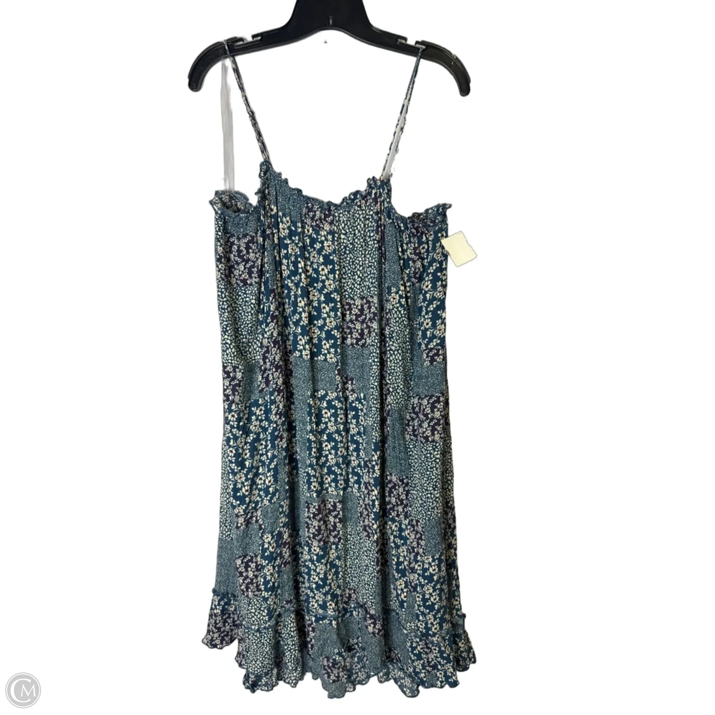 Dress Casual Midi By Impressions In Blue, Size: L