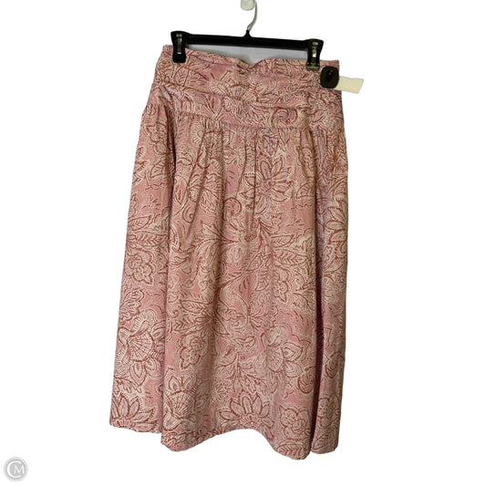 Skirt Maxi By Loft In Pink, Size: 8