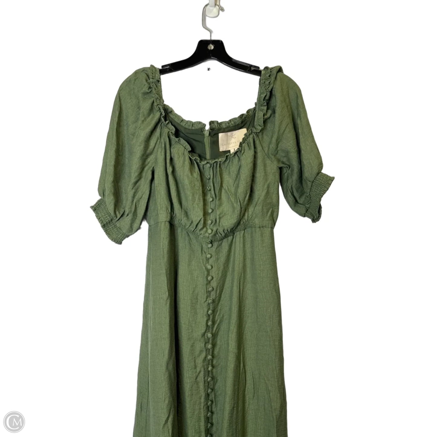 Dress Casual Maxi By Clothes Mentor In Green, Size: 10