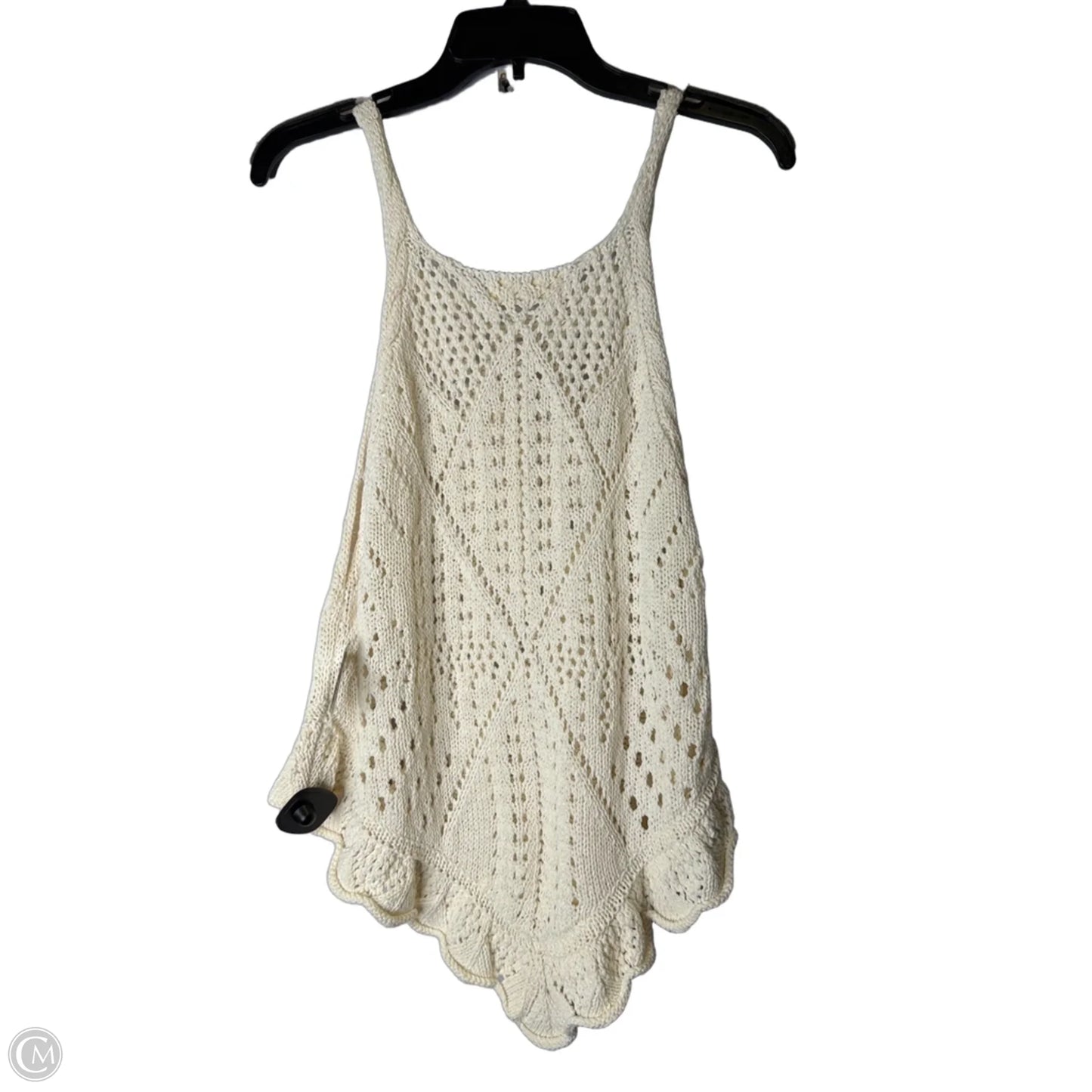Top Sleeveless By Free People In Cream, Size: L