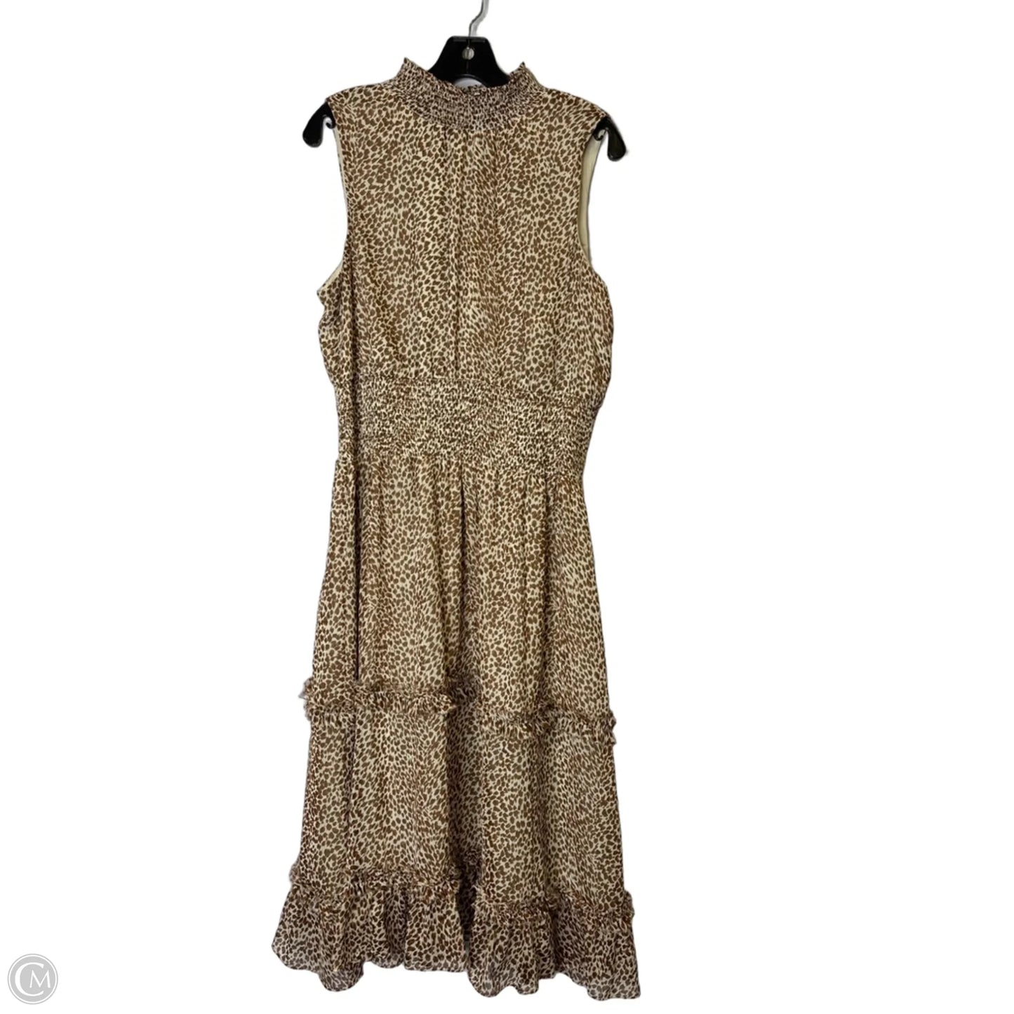 Dress Casual Midi By 1.state In Brown, Size: L