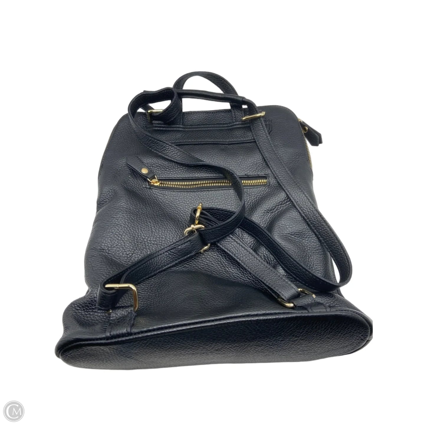 Backpack Leather By Clothes Mentor, Size: Medium