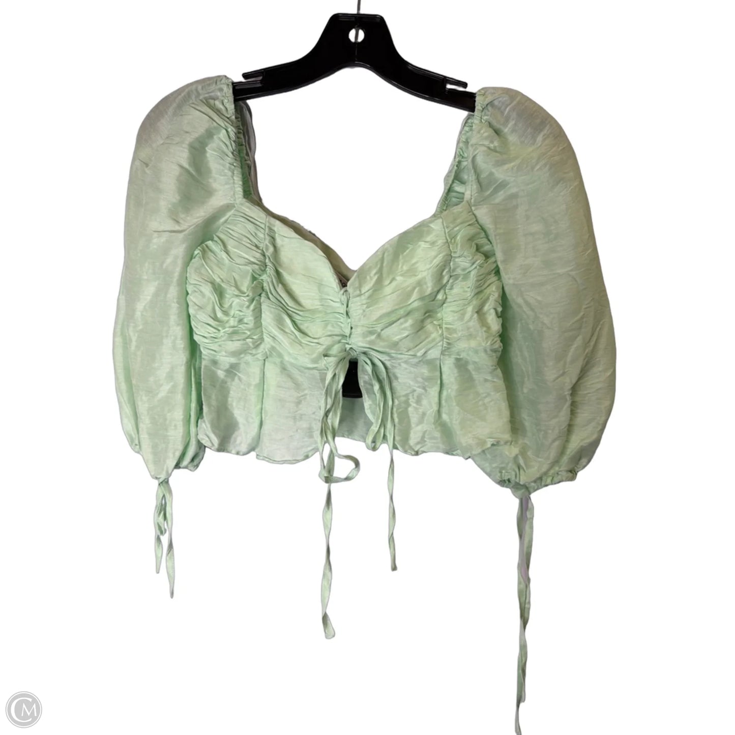 Top Short Sleeve By Cma In Green, Size: Xs